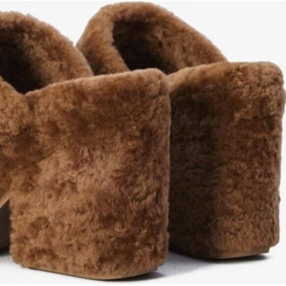 Celine Elena Shearling Mule Size 6 - Picture 3 of 3